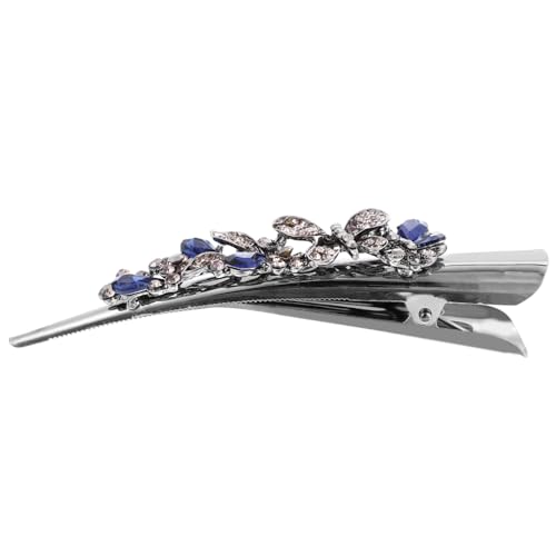 ELAYARD Großer Vintage Haarclip Damen Haarklammer mit Strasssteinen Leichter Stabiler Alligator Clip für Festlichen Haarstylings bei Hochzeit Party Abschluss und Alltag Geeignet von ELAYARD