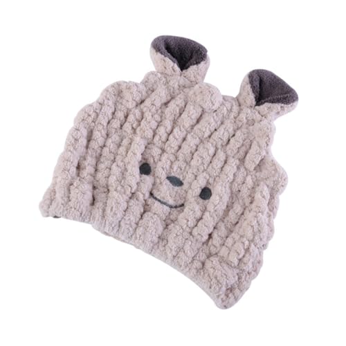 ELAYARD Haar Trockentuch Mütze Saugfähige Weiche Trockenhaube für Junge Mädchen Schnell Trocknend Schonend für Haarstruktur Frizz und Haarbruch Bequemes Material für Sanfte Pflege von ELAYARD