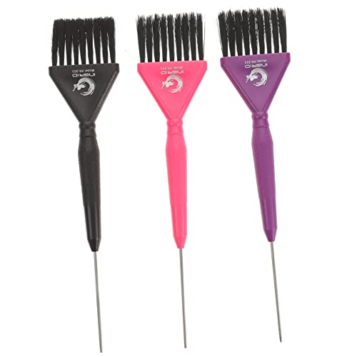 ELAYARD Haarfärbepinsel 3 Stück Professionelle Haarfärbepinsel Für Präzises Färben Haarfarbe Pinsel Für Salon Und Zuhause Für Männer Und Frauen Färbepinsel Für Haartönung Und von ELAYARD