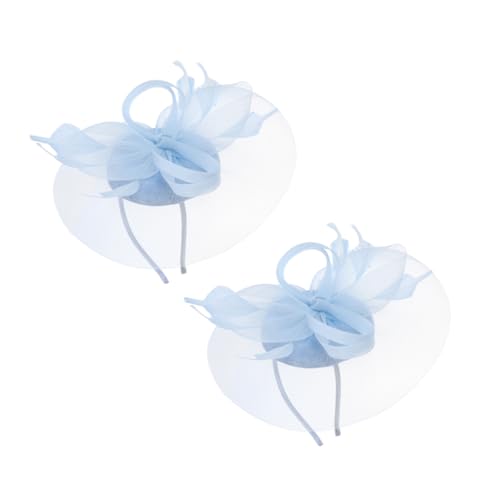 ELAYARD Haarschmuck Aus Brautfedern Haarschmuck Für Damen Kopfbedeckung Für Braut Kopfschmuck Für Die Braut Teepartyhut Stirnband Party-fascinator-hut Hut Himmelblau Gittergewebe ELAYARD Haarschmuck Aus Brautfedern Haarschmuck Für Damen Kopfbedeckung Für Braut Kopfschmuck Für Die Braut Teepartyhut Stirnband Party-fascinator-hut Hut Himmelblau Gittergewebe von ELAYARD