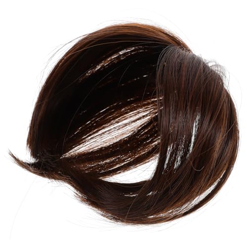ELAYARD Haarteil für Frauen mit Dünnem Haar Synthetischer Unsichtbarer Topper Lang Hellbraun Nahtlose Abdeckung von Weißen Haaren Einfach zu Clippen Natürlicher Volumen effekt von ELAYARD