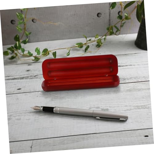 ELAYARD Holz Federmäppchen Doppelsteckplatz Handgefertigt Natürliche Maserung Glatte Oberfläche Multifunktional für Büro Zuhause Reise Eleganter Stiftehalter aus Massivem Holz von ELAYARD