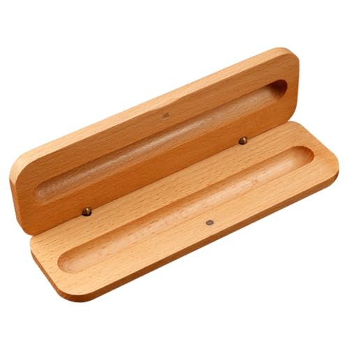 ELAYARD Holz Stiftebox mit Sicherem Verschluss Pen Aufbewahrung Organizer für Büro Schule Geschenkverpackung Praktische Einzelfach Federmäppchen für Schreibwaren und Stiftpräsentation ELAYARD Holz Stiftebox mit Sicherem Verschluss Pen Aufbewahrung Organizer für Büro Schule Geschenkverpackung Praktische Einzelfach Federmäppchen für Schreibwaren und Stiftpräsentation von ELAYARD