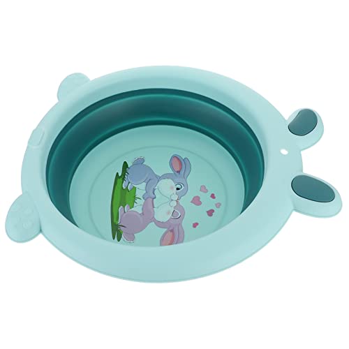 ELAYARD Faltbares Waschbecken Für Babyflaschen Klappbares Babywaschbecken Reisebecken Für Gesicht Und Po Waschen von ELAYARD