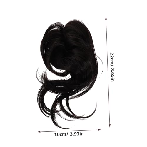 ELAYARD Klauen haarclip für Damen Leichter Hitzebeständiger Kunstfaser haarknoten Einfach zu Tragen Fluffiger Dutt haarschmuck Wiederverwendbar Nahtloser Haar blend Braun schwarz von ELAYARD