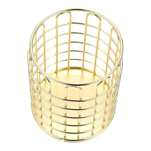 ELAYARD Kosmetik Pinsel Organizer Aufbewahrungsbox Goldener Bogen Make Up Pinselhalter Desktop Stauraum für Bürsten und Schreibwaren Multifunktionale Kosmetik Bürstenbox von ELAYARD