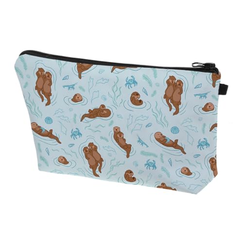 ELAYARD Kosmetiktasche Tragbare Kulturbeutel Zipper Aufbewahrungstasche für Reisen Schminktäschchen mit Wasserdichtem Material Süßes Design für Damen von ELAYARD