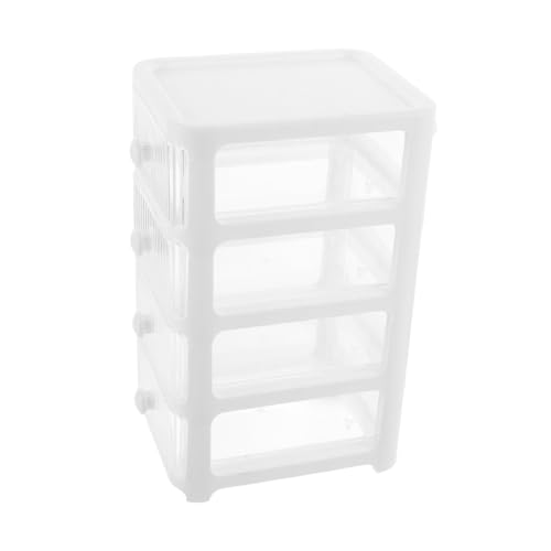 ELAYARD Kosmetische Aufbewahrungsbox Pad-schutz Aufbewahrungsornamente Rosenmöbel Handtaschenverzierungen Geschachtelte Stifte Mini-krawatten Aufkleber Für Türschränke Schmuck Weiß Plastik von ELAYARD