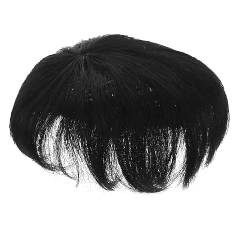 ELAYARD Kurzes Natürlich Aussehendes Haarteil für Männer mit Geheimratsecken Clip Toupet Robuste Passung Einfache Installation für Täglichen Gebrauch von ELAYARD