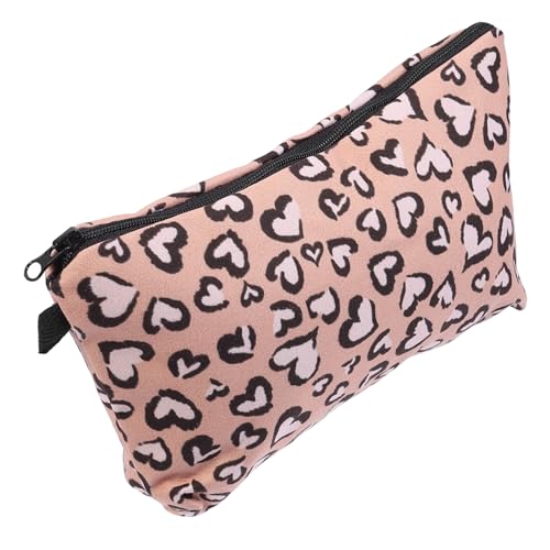 ELAYARD Leopard Print Kosmetiktasche mit Einzigartigem Fassungsvermögen Multifunktional Kompakt und Tragbar für Reisen Alltag und für Damen und Mädchen von ELAYARD