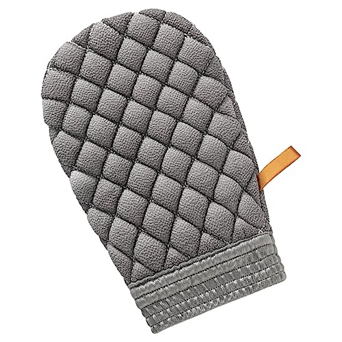 ELAYARD Männer Peeling Duschhandtuch Doppelseitig Körperpeeling Waschlappen Rückenrückenschrubber aus Hautschonendem Material mit Elastischem Rutsch für Effektive Reinigung und von ELAYARD