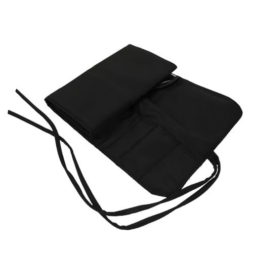 ELAYARD Make Up Pinsel Organizer Tasche Großer Kosmetik Pinselhalter Reise Kulturbeutel Schwarz Kompakt Leicht für Damen und Reise Geeignet von ELAYARD