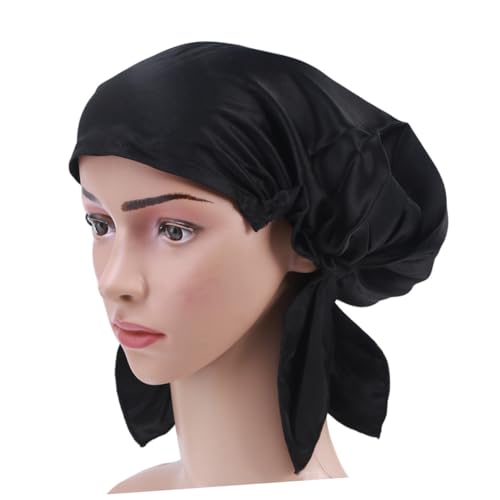 ELAYARD Maulbeerseide Schlafmütze Für Damen Seidige Nachtschlafhaube Mit Elastischem Band Geeignet Für Haartypen Und Kopfgrößen von ELAYARD