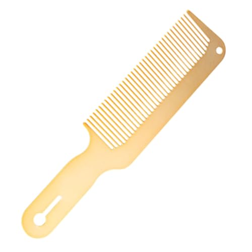 ELAYARD Metall Haarkamm Herren Barber Styling Kamm mit Breiten Zähnen Ergonomischer Griff Langlebiger Stahl Haarschneidekamm für Glatte und Widerspenstige Haare Salon Zuhause von ELAYARD