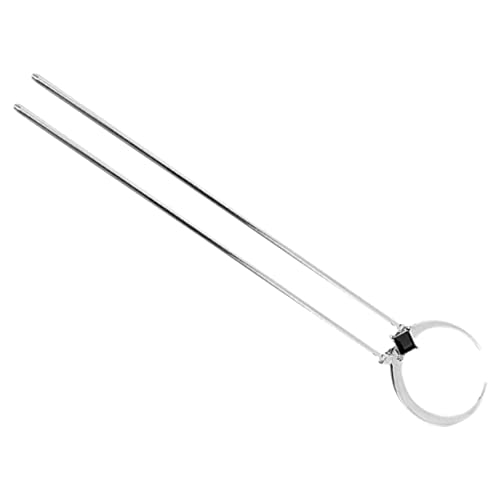 ELAYARD Mond Haarspange mit Strass für Damen Stilvolle Haarnadel für Hochzeiten Partys und Alltag Rutschfeste Komfortable Haaraccessoire Silber von ELAYARD