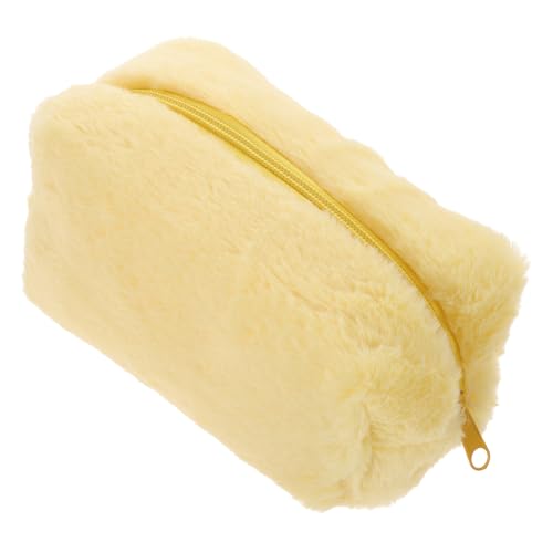 ELAYARD Multifunktionale Kosmetiktasche mit Griff Leichte Schminktasche aus Weichem Material Kompakte Beauty Bag für Reise und Alltag Handliche Makeup Bag für Mädchen Gelb von ELAYARD