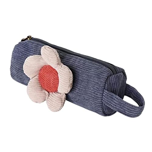 ELAYARD Multifunktionales Federmäppchen Vintage Stil Tragbare Stifttasche mit Reißverschluss für Schüler Lehrer und Büro Staubschutz und Organizer für Zeichenstifte und Bleistifte von ELAYARD