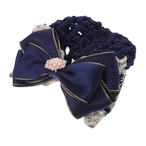 ELAYARD Netz Für Haarknoten-abdeckungen Mit Schleifendekor Wiederverwendbares Haarnetz Für Damen Dutt-clip Haarspange Für Damen Haarknoten-abdeckung Elastisches Netz-haarnetz von ELAYARD