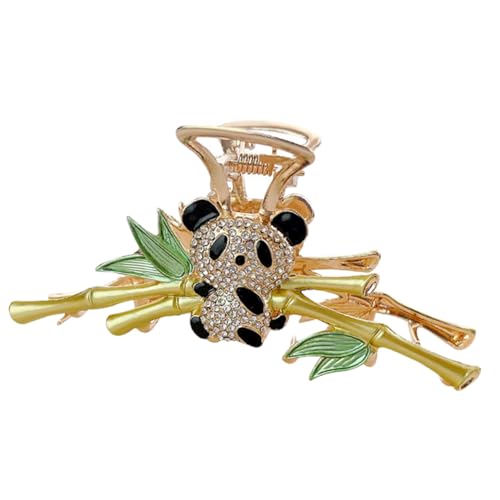 ELAYARD Panda Haarklammer Mittelgroß Krallenclip mit Strass Damen Haarspange für Dickes und Dünnes Haar Stilvolles Haaraccessoire für Alltag und Festliche Anlässe ELAYARD Panda Haarklammer Mittelgroß Krallenclip mit Strass Damen Haarspange für Dickes und Dünnes Haar Stilvolles Haaraccessoire für Alltag und Festliche Anlässe von ELAYARD