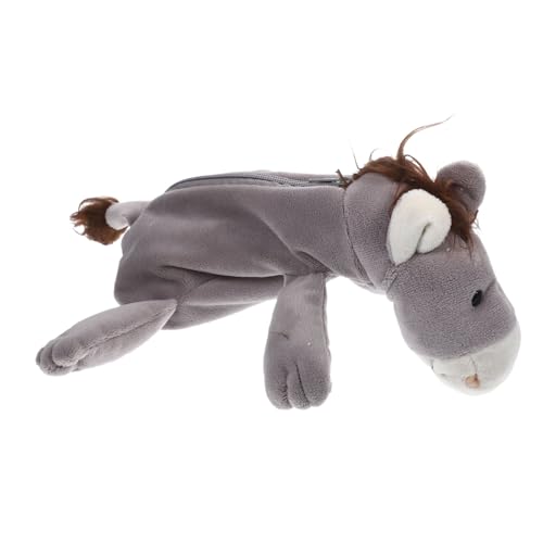 ELAYARD Plüsch Federmäppchen mit Reißverschluss Große Kapazität Cartoon Tier Design Multifunktionale Schreibwaren und Kosmetiktasche für Mädchen Tragbar und Waschbar für Schule und Büro von ELAYARD