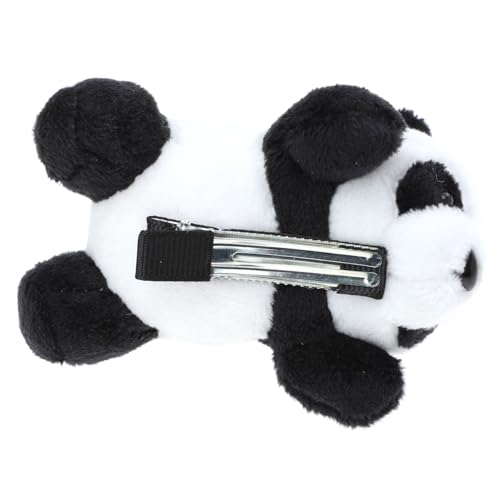 ELAYARD Plüsch Panda Haarklammer Niedlicher Cartoon Haarclip Haarschmuck für Mädchen Modisches Haarstyling Zubehör Vielseitig Einsetzbar für Alltag Party von ELAYARD