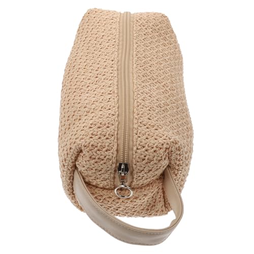 ELAYARD Pp Gras Großer Kulturbeutel Kosmetiktasche mit Reißverschluss Geräumige Tragbare Waschtasche für Damen Leichtes Geruchsfreies Material Modische Clutch für Reisen und Alltag von ELAYARD