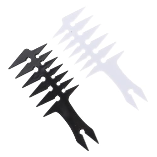 ELAYARD 2stücke Haarkamm Für Friseursalons Ergonomischer Stylingkamm Mit Breiten Zähnen Für Männer Und Frauen Für Haarpflege Und Haarschnitt von ELAYARD