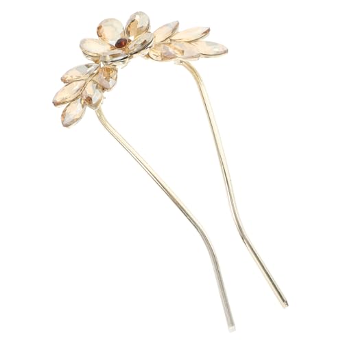 ELAYARD Rhinestone Haarnadel für Damen Großer U Förmiger Haarstab mit Strass Eleganter Brautschmuck für Hochzeit Vielseitiges Haaraccessoire für Festliche Frisuren Leicht und Modisch von ELAYARD