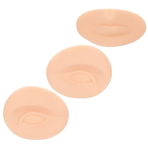 ELAYARD Silikon Schmink Übungshaut Wiederverwendbare Make-up-praxisplatte Für Augenbrauen Lippen Und Eyeliner-training Für Anfänger Und Profis von ELAYARD