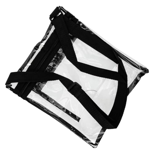ELAYARD Stadiongeprüfte Transparente Umhängetasche mit Verstellbarem Schultergurt Multifunktionale Leichte Crossbag aus Langlebigem PVC für Outdoor Musikfest und Alltag Praktische Tasche von ELAYARD