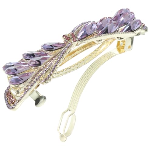 ELAYARD Strass Haarklammer Damen Frühling Haarspange Funkelnder Haarschmuck für Hochzeit Party Alltag Stabiler Metallclip Geeignet für Dickes und Dünnes Haar Modisches Accessoire von ELAYARD