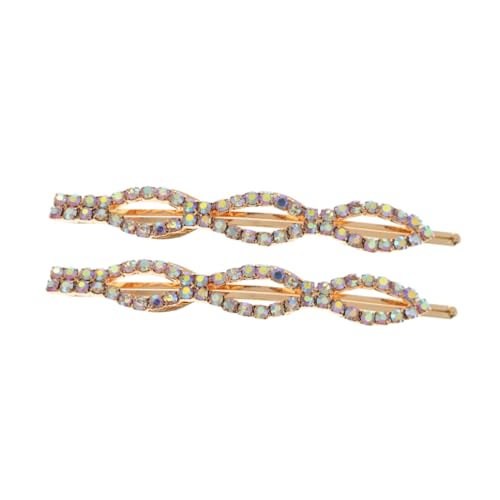 ELAYARD Strass Haarspangen für Frauen Glänzende Bobby Pins mit Schmetterlingsknoten Design Handgefertigt Eleganter Haarschmuck für Partys Hochzeit und Alltag Vielseitig Einsetzbar von ELAYARD