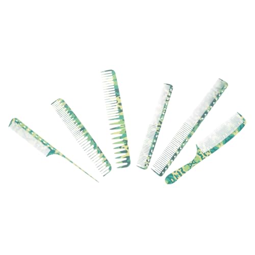 ELAYARD Teiliges Friseurkamm Set aus Robustem Material mit Ergonomischem Design Flexiblem Haarschneidekamm für Herren und Damen Geeignet für Nasses und Trockenes Haar Professionelle von ELAYARD