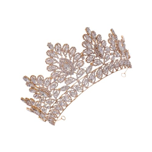 ELAYARD Tiara Braut Krone aus Legierung Funkelndes Kopfstück für Damen Hochzeit Haarschmuck Geeignet für Braut Party Geburtstag und Festveranstaltungen von ELAYARD