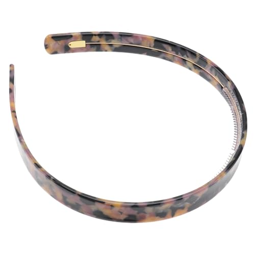 ELAYARD Toothed Acetate Hairband Damen Haarschmuck Rutschfeste Haarreif für Dusche und Alltag Modisches Stirnband mit Einzigartigem Design in Braun von ELAYARD