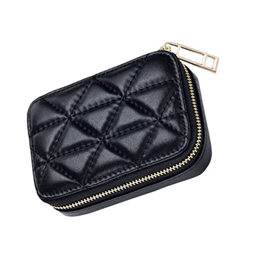 ELAYARD Tragbare Lippenstift Tasche aus PU mit Integriertem Spiegel Kleiner Kosmetikbeutel für Reisen Wandern und Partys Praktischer Make Up Organizer Langlebig und Leicht zu Verwenden von ELAYARD