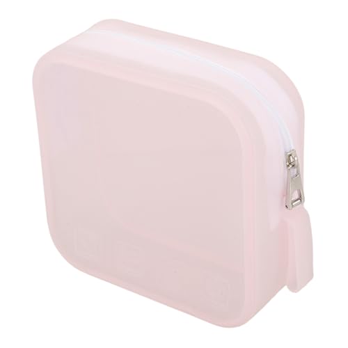 ELAYARD Reise Toilettenartikel Tasche Aus Silikon Wasserdichter Und Make-up Organizer Für Frauen Als Make-up Pouch Und Aufbewahrung Für Kosmetik Und Pflegeprodukte Transparentes Design von ELAYARD