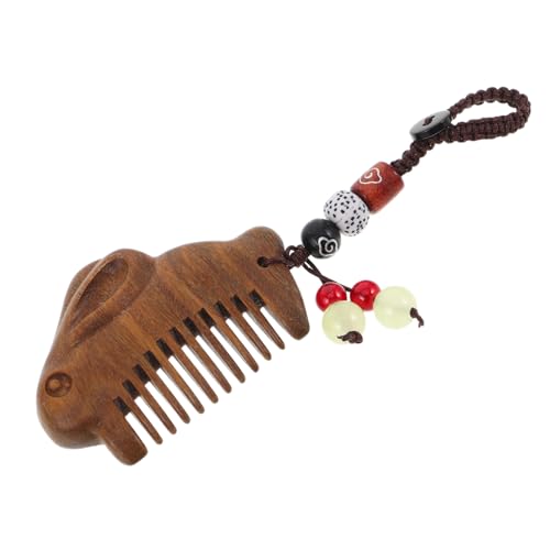 ELAYARD Tragbarer Mini Kamm aus Sandelholz mit Geflochtenem Band für Schlüsselanhänger und Handtasche Chinesischer für und Mädchen Handgefertigt mit Eleganten Schnitzereien und Praktischem ELAYARD Tragbarer Mini Kamm aus Sandelholz mit Geflochtenem Band für Schlüsselanhänger und Handtasche Chinesischer für und Mädchen Handgefertigt mit Eleganten Schnitzereien und Praktischem von ELAYARD