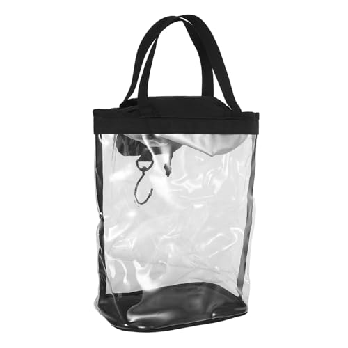 ELAYARD Transparente Kosmetiktasche mit Aufhängehaken und Tragegriff Wasserdichter Kulturbeutel mit Großem Fach und Mesh Taschen Vielseitige Reise und Duschtasche für Damen und Herren von ELAYARD