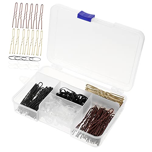 ELAYARD U-förmige Haarnadeln Für Damen Kleine Und Haarbänder Alle Haararten Glatt Lockig Lang Langlebig Und Robust Für Hochsteckfrisuren Hochzeiten Banketten Partys Und Geschenkideen von ELAYARD