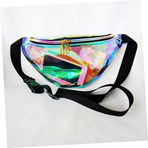 ELAYARD Verstellbare Damen Bauchtasche Hüfttasche aus PU mit Reißverschluss Transparente Sport Gürteltasche für Laufen Radfahren Reisen von ELAYARD