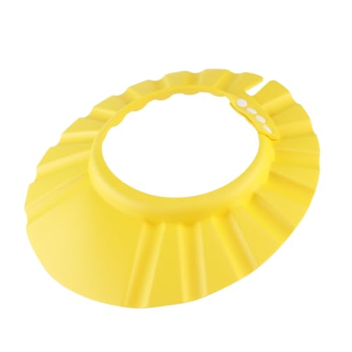 ELAYARD Verstellbare Ultraleichte EVA Duschhaube für Junge Mädchen Hitzebeständig C Schützt Augen und Ohren Beim Haarewaschen Geeignet für Kopfgrößen Ab Gelb von ELAYARD