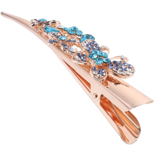 ELAYARD Vintage Haarschmuck Damen Große Haarklammer mit Strasssteinen Rhinestone Hair Clip für Party Alltag und Braut Eleganter Haarclip für Verschiedene Frisuren und Besondere Anlässe von ELAYARD