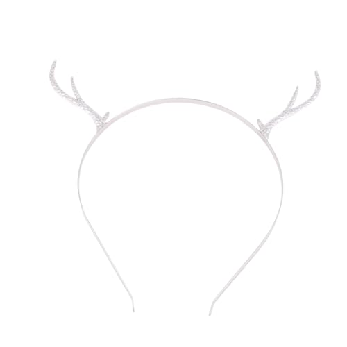 ELAYARD Weihnachtliches Haarband Rentiergeweih aus Langlebiger Metalllegierung Festliches Haarschmuck Accessoire für Mädchen und Damen für Party Karneval und Cosplay Unisex Geschenkidee von ELAYARD