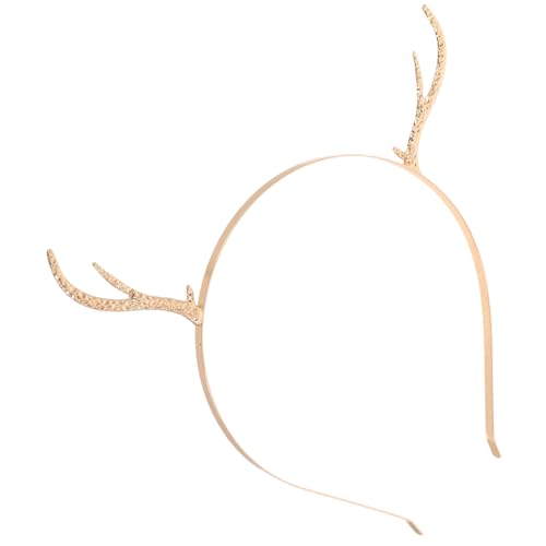 ELAYARD Weihnachtliches Rentiergeweih Haarreif aus Metalllegierung Robustes Stirnband für Mädchen Festlicher Haarschmuck für Kostümparty Karneval Weihnachten und Fasching von ELAYARD