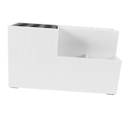 ELAYARD Weißer Haarscherenhalter und Haarstyling organizer aus Stabilem Material Leichter Multifunktionaler Aufbewahrungsbox für Friseurscheren Kämme Bürsten für Salon und Zuhause von ELAYARD