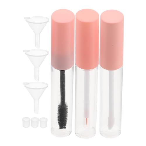 ELAYARD Wiederverwendbares Kosmetikflaschen Set mit Leeren Mascara und Eyeliner Röhren Sowie Lipgloss Behälter Kleinen Trichtern für Diy Make Up von ELAYARD