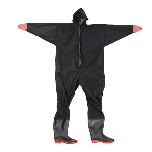 ELAYARD wasserdichte Zip Wathose mit Atmungsaktivem Strickfutter Rutschfestem Träger Robustem Material für Angeln Jagd und Outdoor Arbeiten Unisex Overalls Komfortabel und Langlebig von ELAYARD