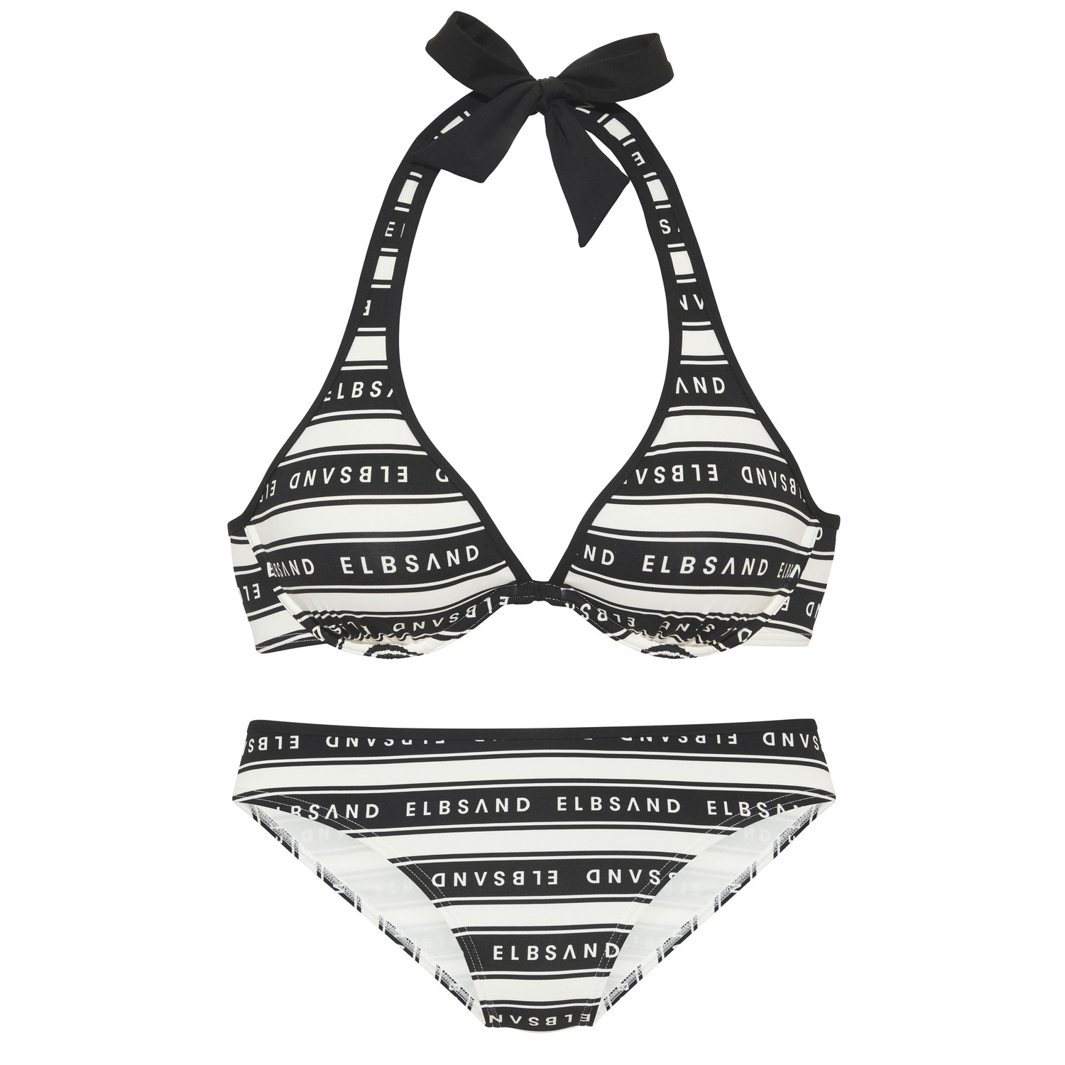 ELBSAND Bügel-Bikini Damen weiß-schwarz Gr.40 Cup B ELBSAND Bügel-Bikini Damen weiß-schwarz Gr.40 Cup B von ELBSAND