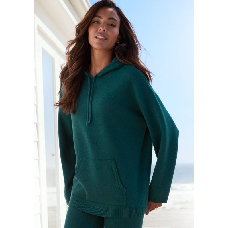 ELBSAND Kapuzenpullover Damen petrol Gr.36/38 von ELBSAND